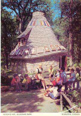 Witch’s hut at Kildonan Park in summer