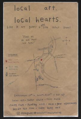 Local art. Local hearts. poster
