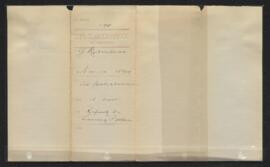 George R. Miller - application for position of policeman