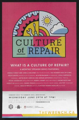 Culture of Repair poster