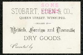 Stobart, Sons & Co. Business card
