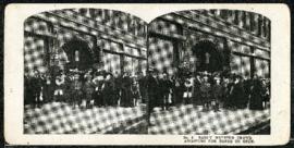 Eaton's promotional stereogram no. 2 – early morning crowd awaiting for doors to open
