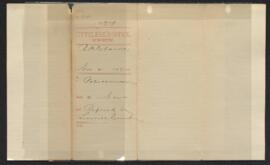 R. H. Clarke - application for position of policeman
