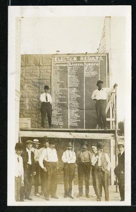 Candidate board for 1914 Manitoba election